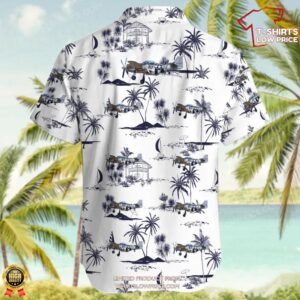 North American P 51D Mustang Comanche Maverick Air Hawaiian Shirt 3