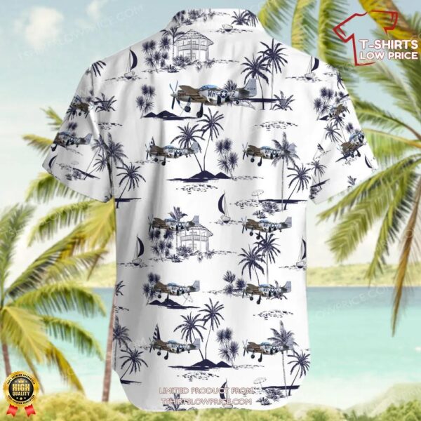 North American P-51D Mustang Comanche Maverick Air Hawaiian Shirt