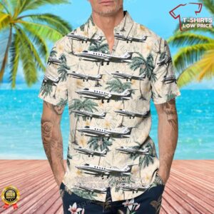 Gates Learjet 35A Top Aces Hawaiian Shirt 4
