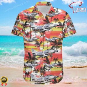 Douglas TA-4J Skyhawk Top Aces Hawaiian Shirt