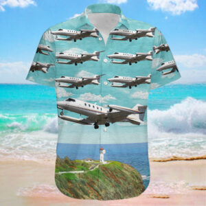 Bombardier Learjet 35A Top Aces Hawaiian Shirt
