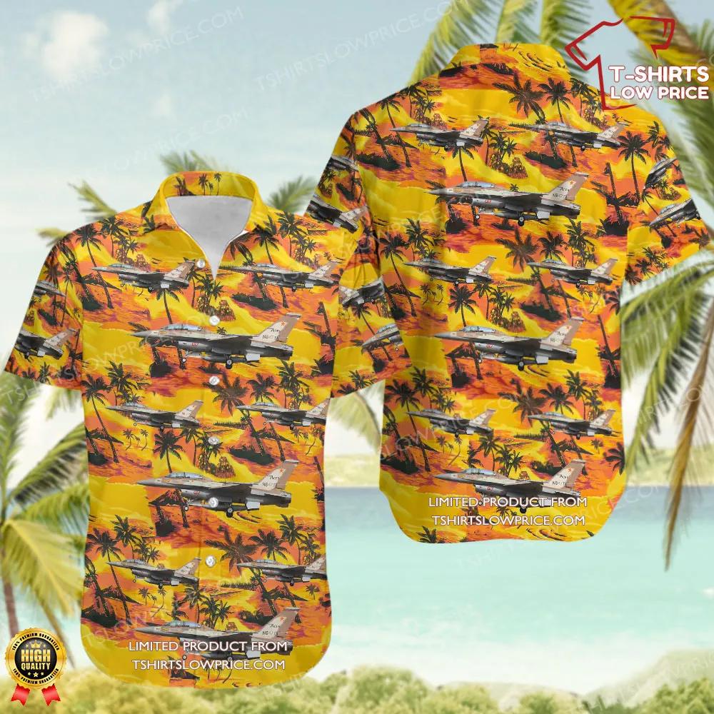 General Dynamics F-16B Fighting Falcon Top Aces Hawaiian Shirt General Dynamics F 16B Fighting Falcon Top Aces Hawaiian Shirt 1