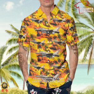 General Dynamics F 16B Fighting Falcon Top Aces Hawaiian Shirt 4