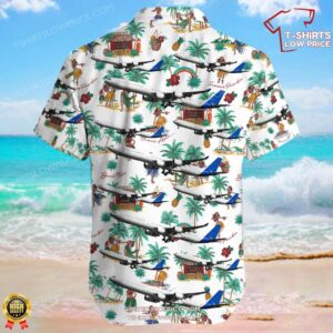Airbus A340 642 Universal Sky Carrier USC Hawaiian Shirt 3