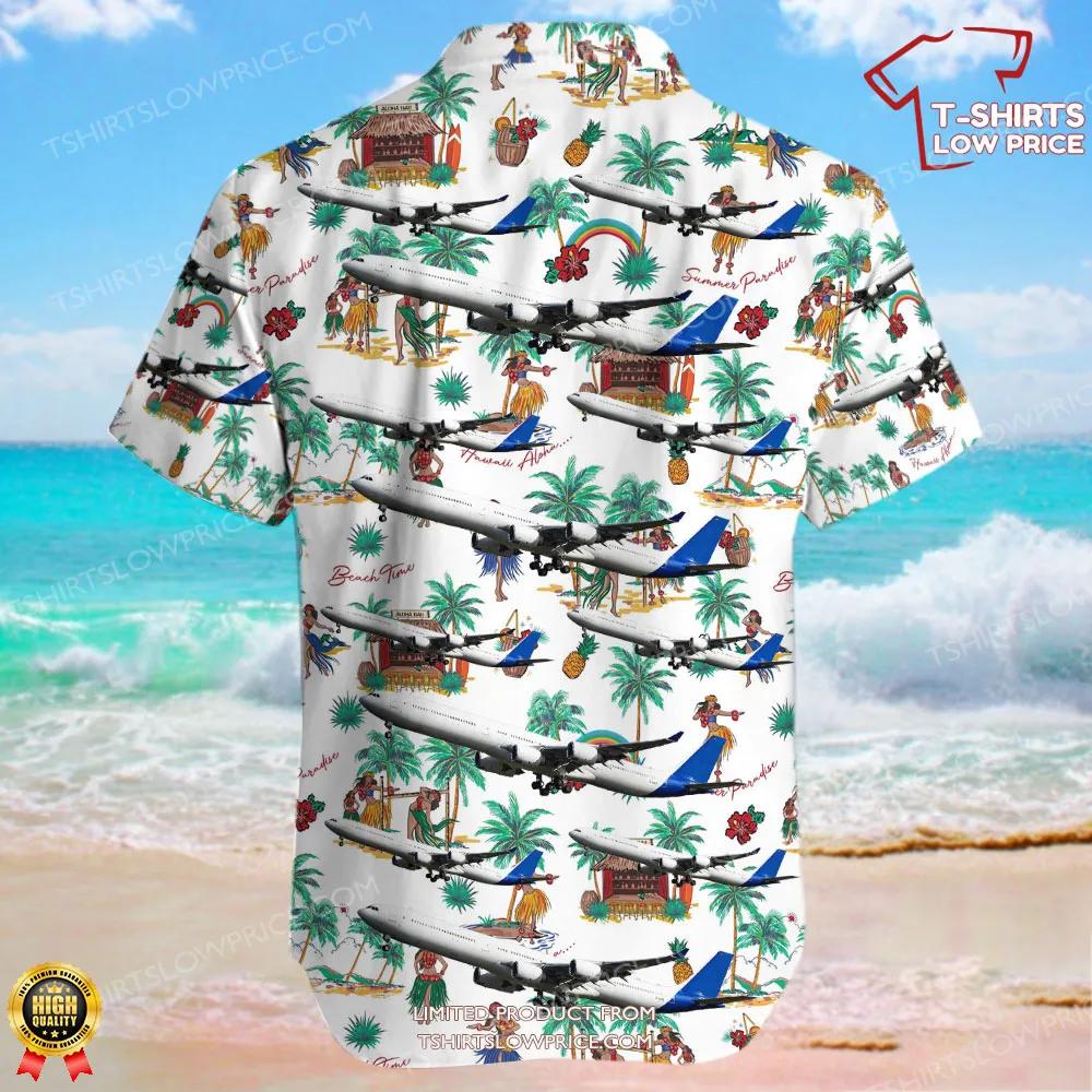 Airbus A340 642 Universal Sky Carrier USC Hawaiian Shirt 3 Airbus A340 642 Universal Sky Carrier USC Hawaiian Shirt 3