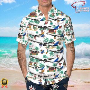 Airbus A340 642 Universal Sky Carrier USC Hawaiian Shirt 4