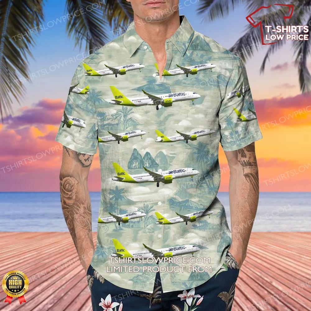 Airbus A220 371 Air Baltic Hawaiian Shirt 4 Airbus A220 371 Air Baltic Hawaiian Shirt 4