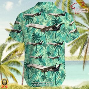 Embraer ERJ 135BJ Legacy 600 Air X Charter Hawaiian Shirt 3