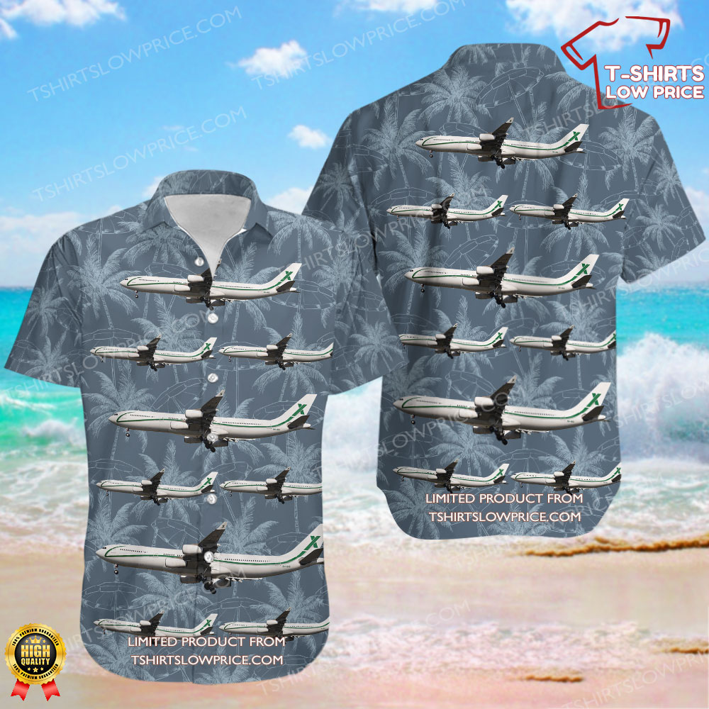 Airbus A340-312 Air X Charter Hawaiian Shirt 0 22