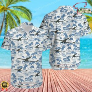 Airbus A350-941 Untitled Hawaiian Shirt Airbus A350-941 Untitled Hawaiian Shirt