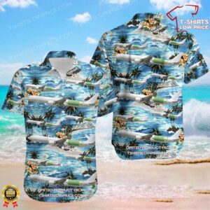 Boeing 777-31HER(BDSF) Untitled Hawaiian Shirt Boeing 777-31HER(BDSF) Untitled Hawaiian Shirt