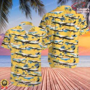 Boeing 767-35D(ER)(BDSF) Untitled Hawaiian Shirt Boeing 767-35D(ER)(BDSF) Untitled Hawaiian Shirt