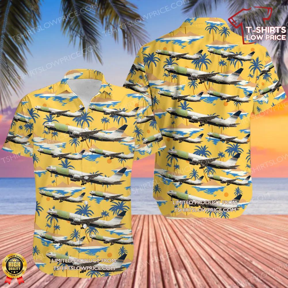 Boeing 767-35D(ER)(BDSF) Untitled Hawaiian Shirt Boeing 767 35DERBDSF Untitled Hawaiian Shirt 1