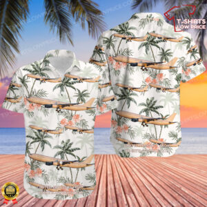 Airbus A330-302 Untitled Hawaiian Shirt Airbus A330-302 Untitled Hawaiian Shirt