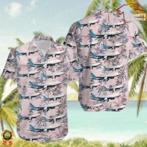 Airbus A330-343 Untitled Hawaiian Shirt Airbus A330-343 Untitled Hawaiian Shirt