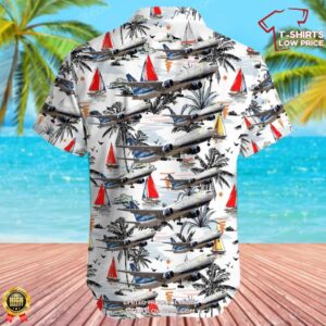 Boeing 767 33AERBDSF Untitled Hawaiian Shirt 3