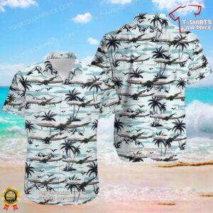 Boeing 747-48E(M) Untitled Hawaiian Shirt Boeing 747-48E(M) Untitled Hawaiian Shirt