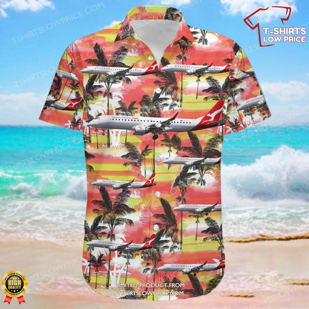 Embraer ERJ 190 100IGW QantasLink Eastern Australia Airlines Hawaiian Shirt 2 Embraer ERJ 190 100IGW QantasLink Eastern Australia Airlines Hawaiian Shirt 2