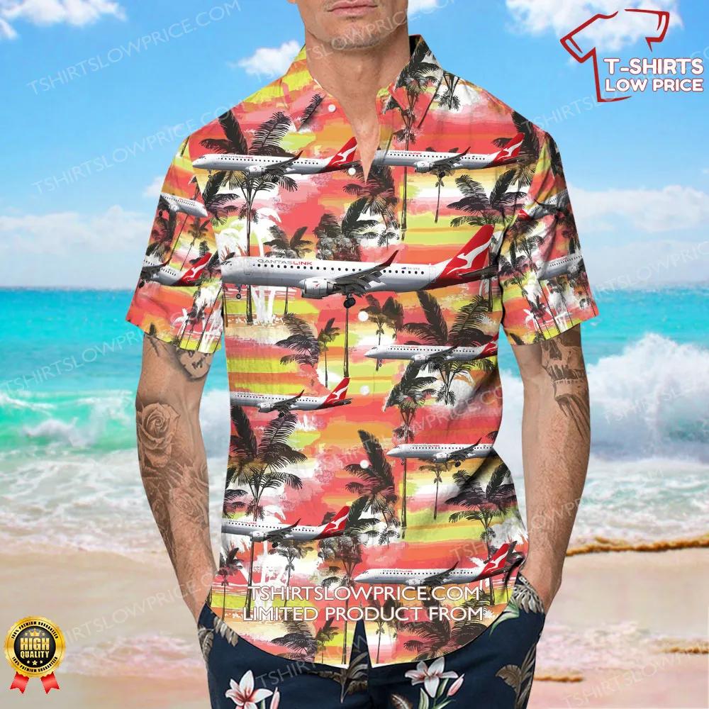 Embraer ERJ 190 100IGW QantasLink Eastern Australia Airlines Hawaiian Shirt 4 Embraer ERJ 190 100IGW QantasLink Eastern Australia Airlines Hawaiian Shirt 4