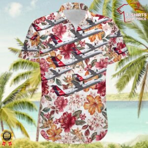 De Havilland Canada Dash 8-Q315 QantasLink (Eastern Australia Airlines) Hawaiian Shirt