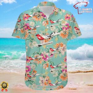 De Havilland Canada Dash 8-Q202 QantasLink (Eastern Australia Airlines) Hawaiian Shirt
