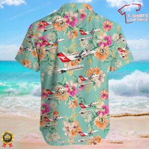 De Havilland Canada Dash 8 Q202 QantasLink Eastern Australia Airlines Hawaiian Shirt 3