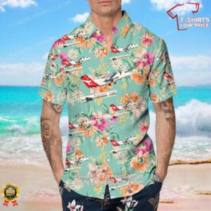 De Havilland Canada Dash 8 Q202 QantasLink Eastern Australia Airlines Hawaiian Shirt 4