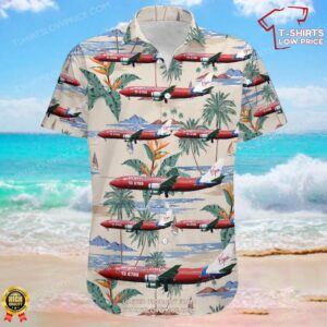 Boeing 737-43Q Virgin Blue Airlines Hawaiian Shirt