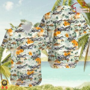 Beechcraft UC-12M Huron United States US Navy (USN) Hawaiian Shirt