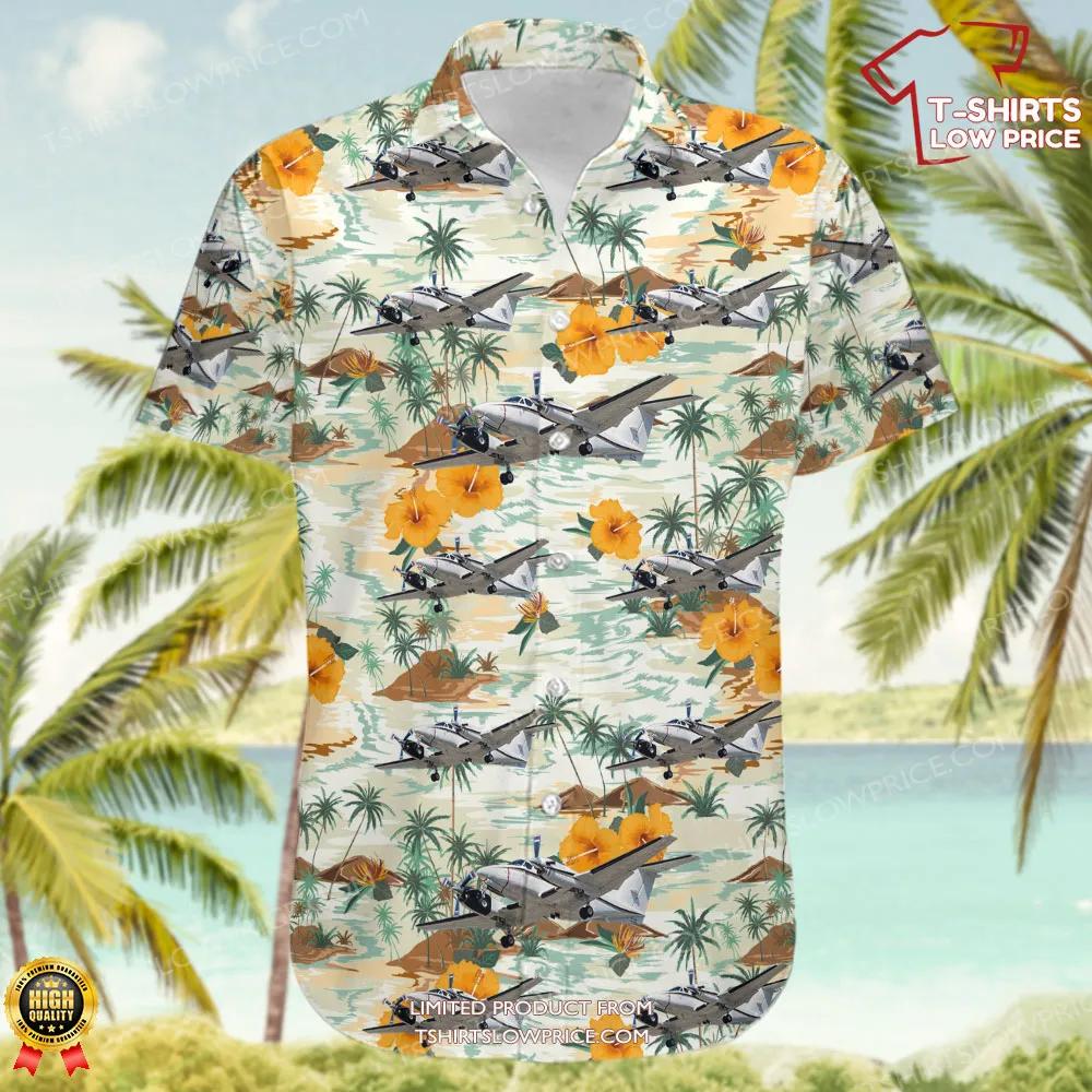 Beechcraft UC 12M Huron United States US Navy USN Hawaiian Shirt 2 Beechcraft UC 12M Huron United States US Navy USN Hawaiian Shirt 2