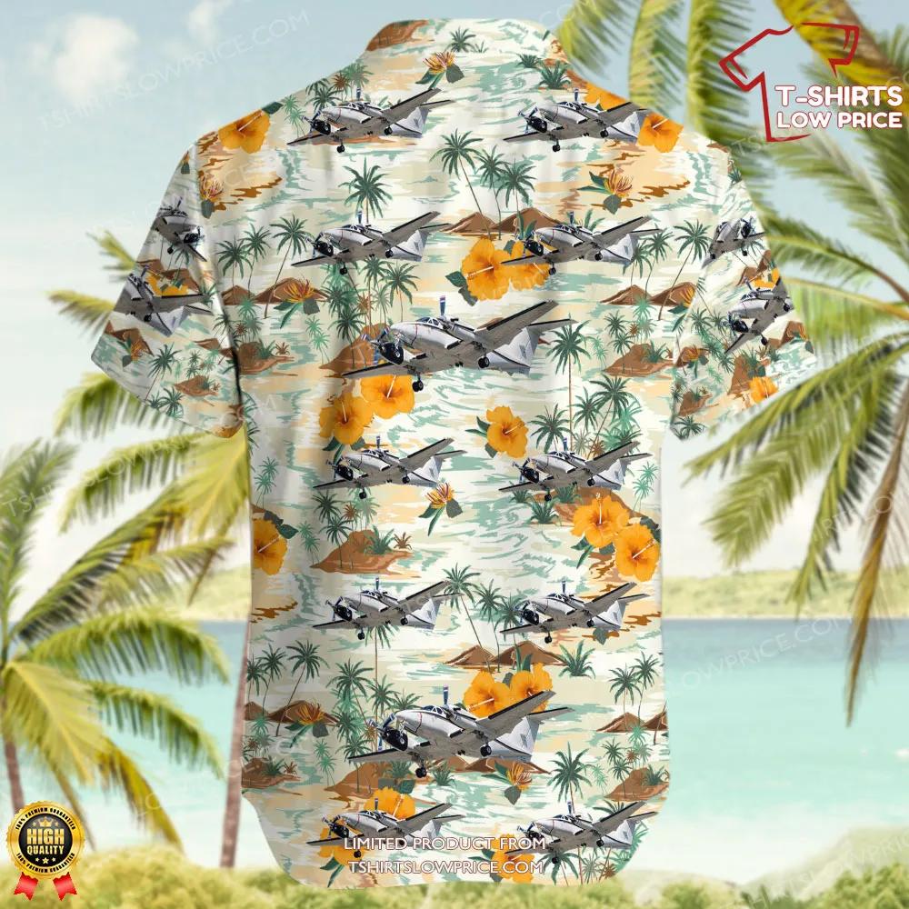 Beechcraft UC 12M Huron United States US Navy USN Hawaiian Shirt 3 Beechcraft UC 12M Huron United States US Navy USN Hawaiian Shirt 3