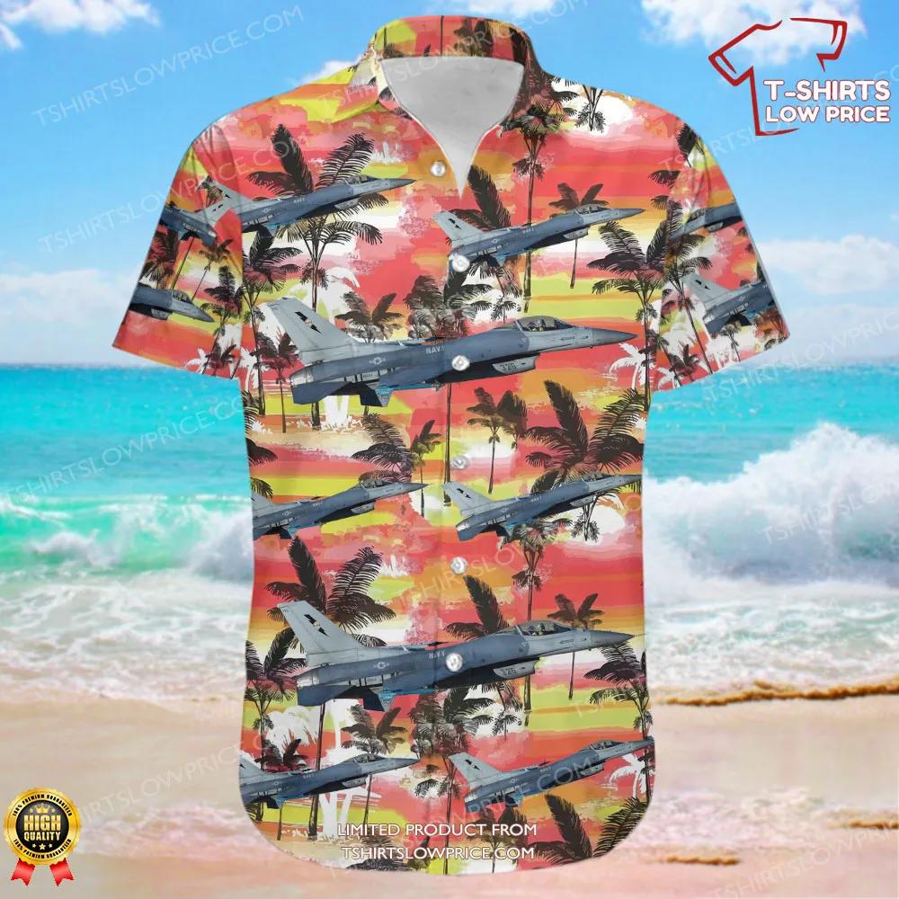 General Dynamics F 16C Fighting Falcon United States US Navy USN Hawaiian Shirt 2 General Dynamics F 16C Fighting Falcon United States US Navy USN Hawaiian Shirt 2