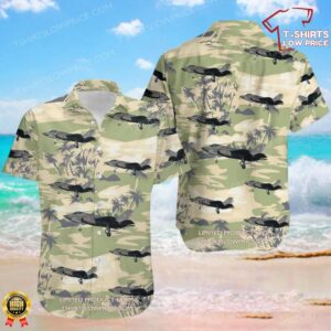 Lockheed Martin F-35C Lightning II United States US Navy (USN) Hawaiian Shirt