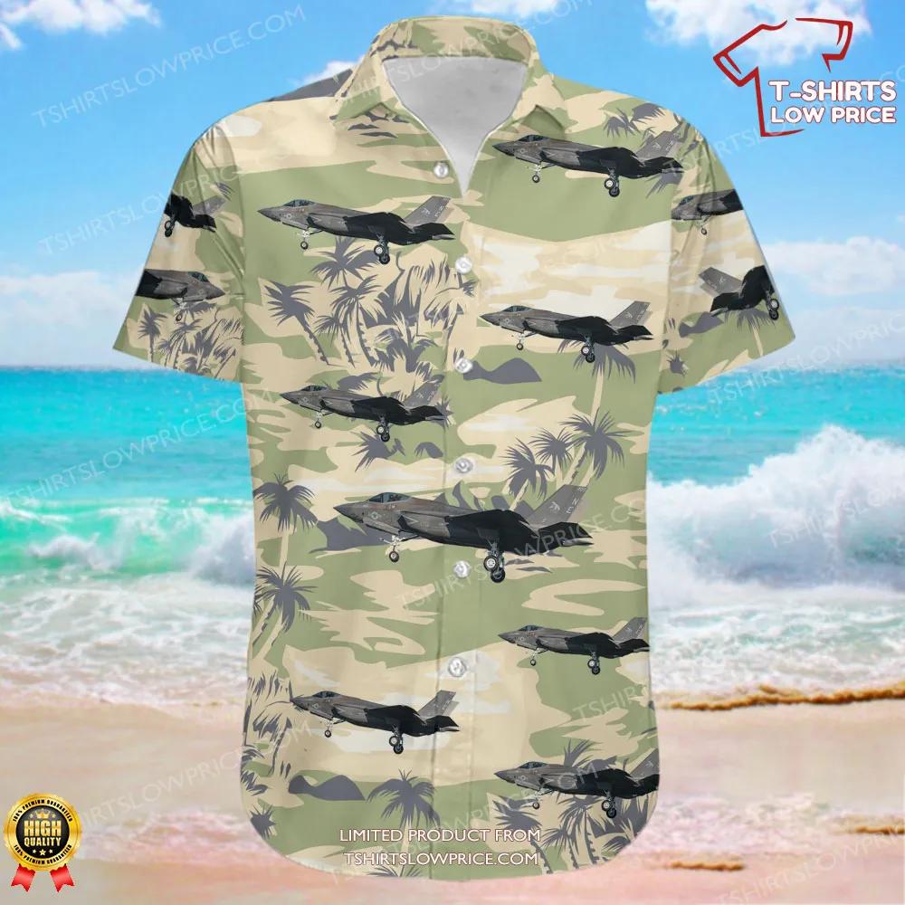 Lockheed Martin F 35C Lightning II United States US Navy USN Hawaiian Shirt 2 Lockheed Martin F 35C Lightning II United States US Navy USN Hawaiian Shirt 2