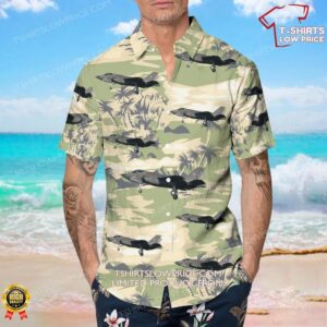Lockheed Martin F 35C Lightning II United States US Navy USN Hawaiian Shirt 4