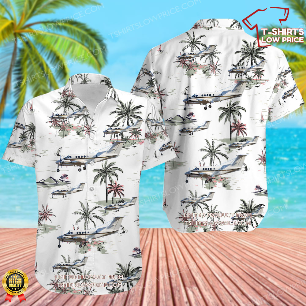 Beechcraft UC-12F Huron United States US Navy (USN) Hawaiian Shirt 0 36