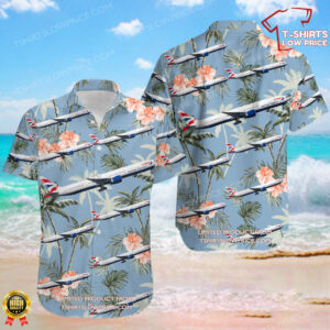 Boeing 777-36NER British Airways Hawaiian Shirt Boeing 777-36NER British Airways Hawaiian Shirt