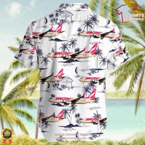 Boeing 737 8CT Swoop WestJet Hawaiian Shirt 3