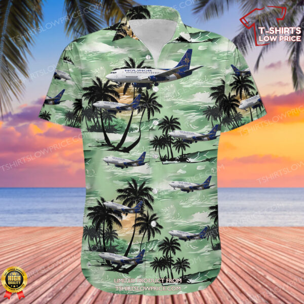 Boeing 737-2B6C(Adv) Nolinor Aviation Hawaiian Shirt Boeing 737-2B6C(Adv) Nolinor Aviation Hawaiian Shirt