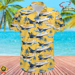 Boeing 737-248C(Adv) Nolinor Aviation Hawaiian Shirt