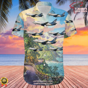 Boeing 737-2K2C(Adv) Nolinor Aviation Hawaiian Shirt