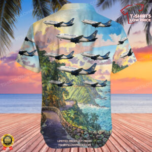 Boeing 737 2K2CAdv Nolinor Aviation Hawaiian Shirt 3