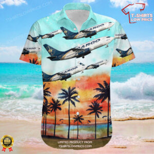 Boeing 737-229C(Adv) Nolinor Aviation Hawaiian Shirt