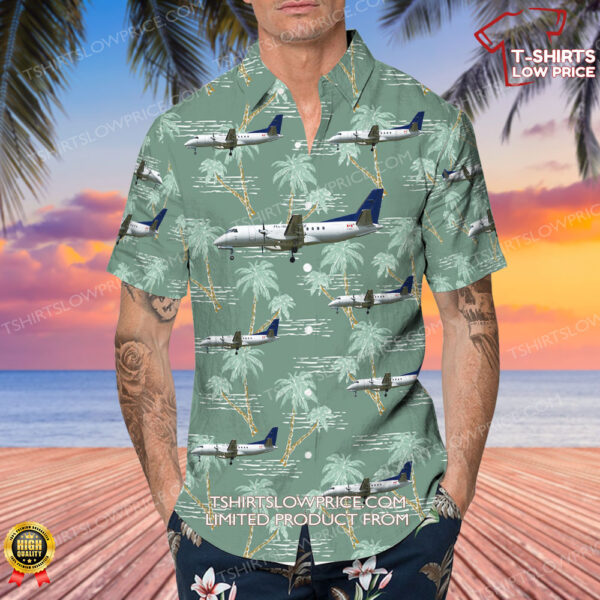 Saab 340A Pacific Coastal Airlines Hawaiian Shirt