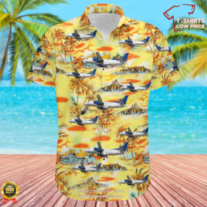 Saab 340B+ Pacific Coastal Airlines Hawaiian Shirt