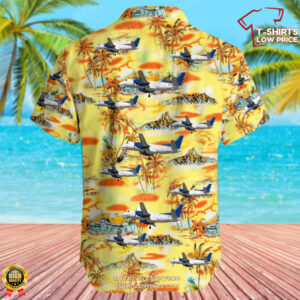 Saab 340B Pacific Coastal Airlines Hawaiian Shirt 3