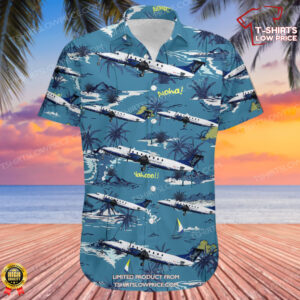 Beechcraft 1900C Pacific Coastal Airlines Hawaiian Shirt