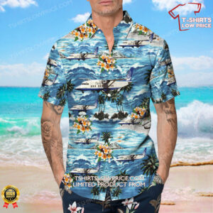 Short 360 100 Pacific Coastal Airlines Hawaiian Shirt 4
