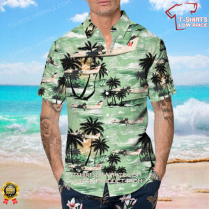 De Havilland Canada Dash 8 311 Regional 1 Airlines Hawaiian Shirt 4