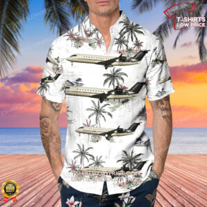 Bombardier CRJ 200ER Regional 1 Airlines Hawaiian Shirt 4